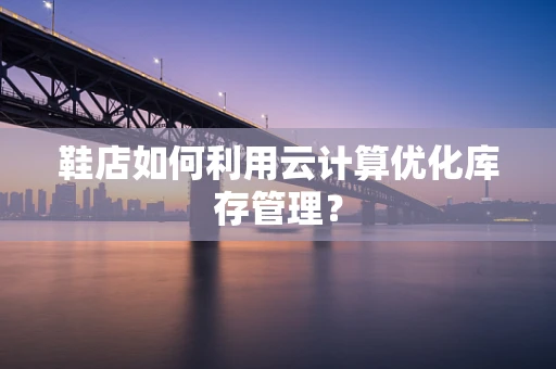鞋店如何利用云计算优化库存管理？