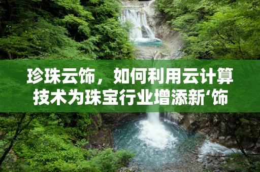 珍珠云饰，如何利用云计算技术为珠宝行业增添新‘饰’界？