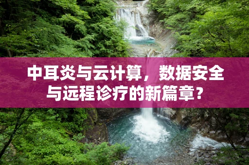 中耳炎与云计算，数据安全与远程诊疗的新篇章？