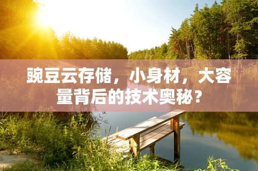 豌豆云存储，小身材，大容量背后的技术奥秘？