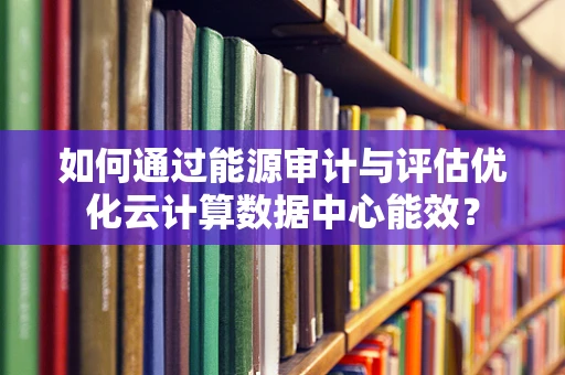如何通过能源审计与评估优化云计算数据中心能效？