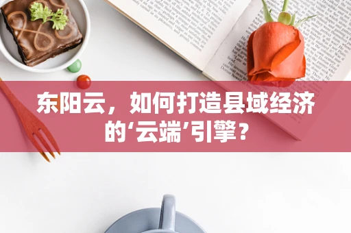 东阳云，如何打造县域经济的‘云端’引擎？