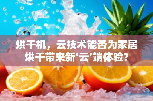 烘干机，云技术能否为家居烘干带来新‘云’端体验？