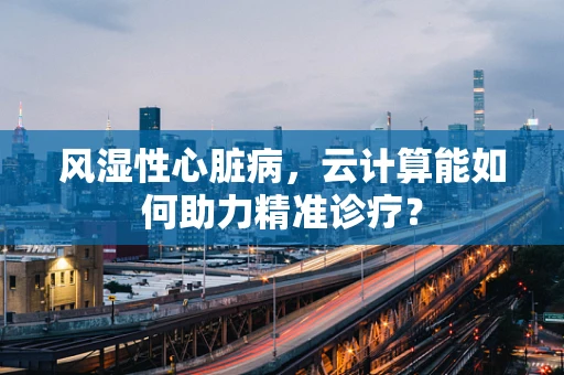 风湿性心脏病，云计算能如何助力精准诊疗？