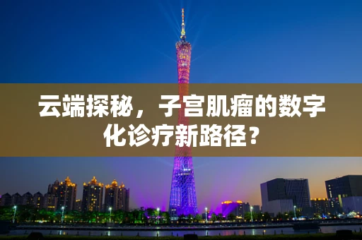 云端探秘，子宫肌瘤的数字化诊疗新路径？
