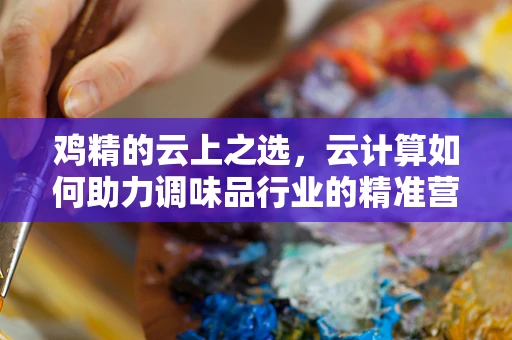 鸡精的云上之选，云计算如何助力调味品行业的精准营销？
