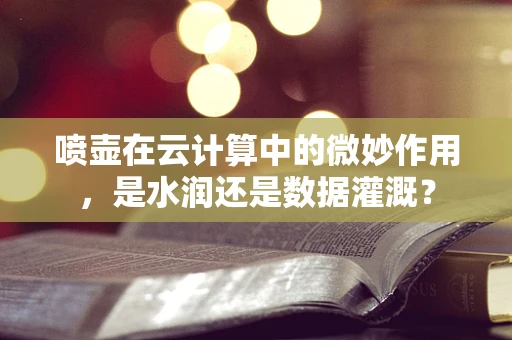 喷壶在云计算中的微妙作用，是水润还是数据灌溉？