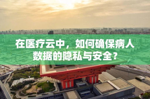 在医疗云中，如何确保病人数据的隐私与安全？