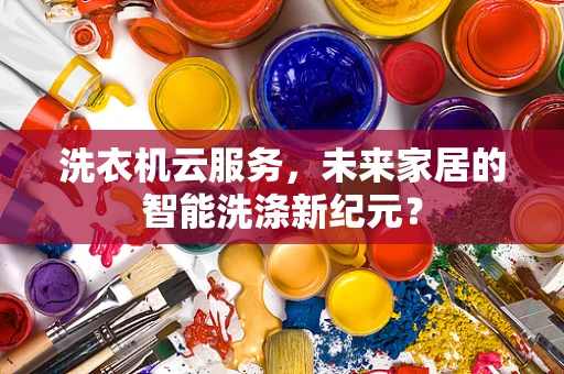 洗衣机云服务，未来家居的智能洗涤新纪元？