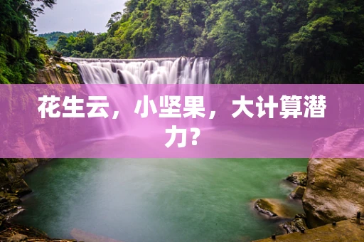 花生云，小坚果，大计算潜力？