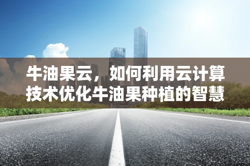 牛油果云，如何利用云计算技术优化牛油果种植的智慧农业？