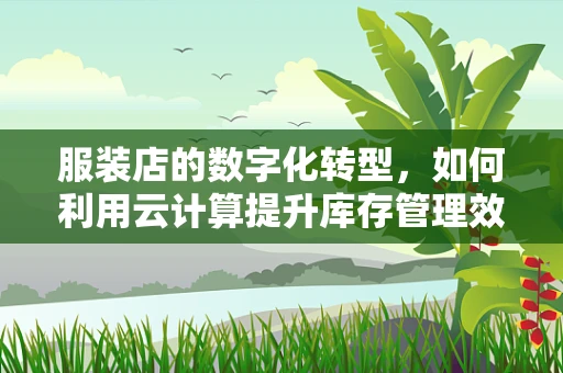 服装店的数字化转型，如何利用云计算提升库存管理效率？