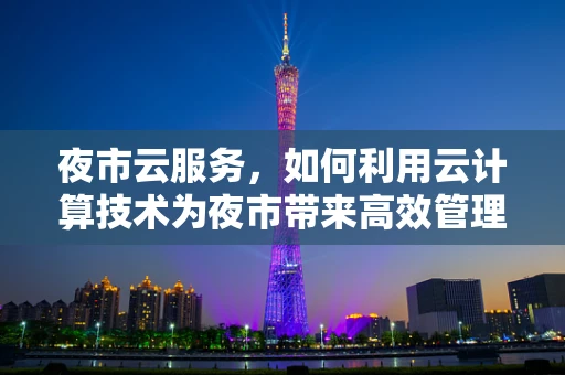 夜市云服务，如何利用云计算技术为夜市带来高效管理？