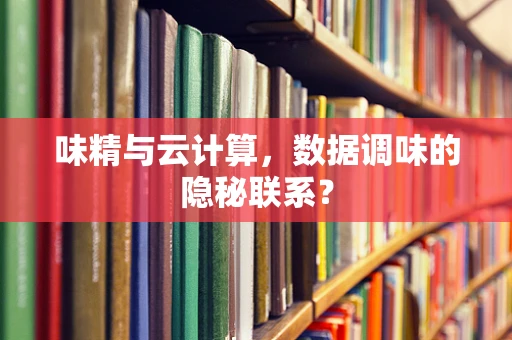 味精与云计算，数据调味的隐秘联系？