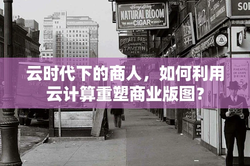云时代下的商人，如何利用云计算重塑商业版图？