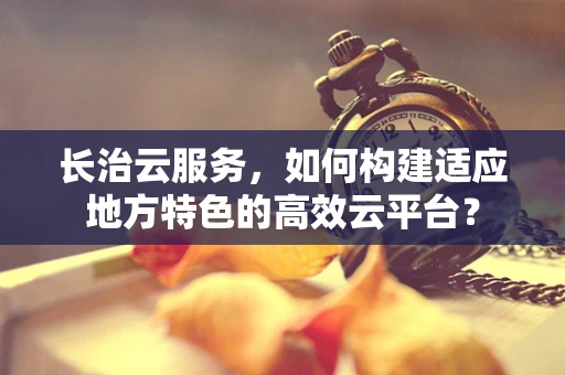 长治云服务，如何构建适应地方特色的高效云平台？