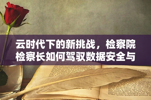 云时代下的新挑战，检察院检察长如何驾驭数据安全与隐私保护？