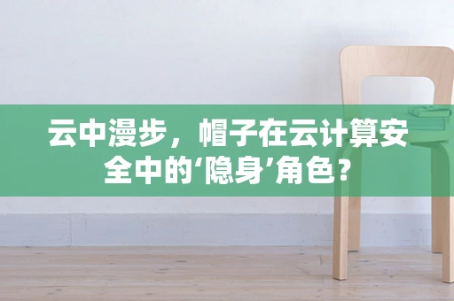 云中漫步，帽子在云计算安全中的‘隐身’角色？