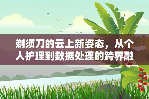剃须刀的云上新姿态，从个人护理到数据处理的跨界融合