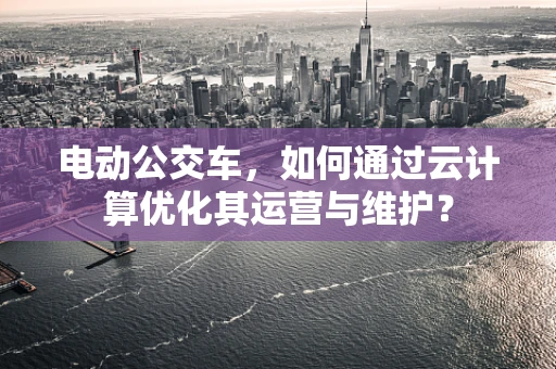 电动公交车，如何通过云计算优化其运营与维护？