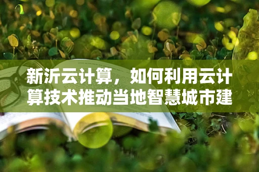 新沂云计算，如何利用云计算技术推动当地智慧城市建设？