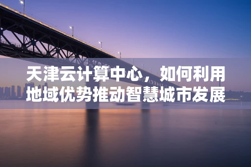 天津云计算中心，如何利用地域优势推动智慧城市发展？