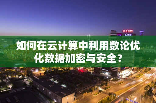 如何在云计算中利用数论优化数据加密与安全？