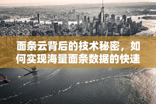 面条云背后的技术秘密，如何实现海量面条数据的快速处理与智能分析？