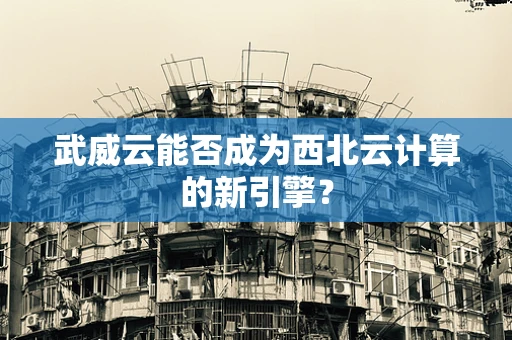 武威云能否成为西北云计算的新引擎？