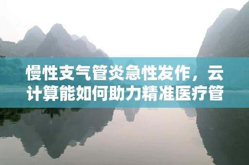 慢性支气管炎急性发作，云计算能如何助力精准医疗管理？