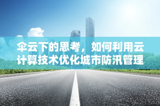 伞云下的思考，如何利用云计算技术优化城市防汛管理？