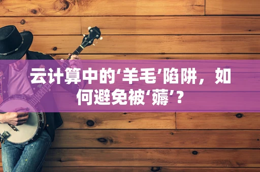云计算中的‘羊毛’陷阱，如何避免被‘薅’？