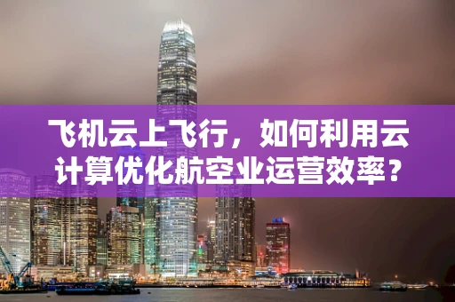 飞机云上飞行，如何利用云计算优化航空业运营效率？