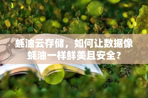 蚝油云存储，如何让数据像蚝油一样鲜美且安全？