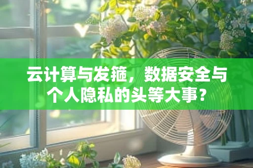 云计算与发箍，数据安全与个人隐私的头等大事？