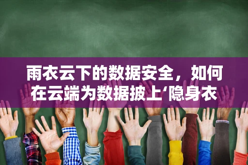 雨衣云下的数据安全，如何在云端为数据披上‘隐身衣’？