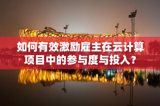 如何有效激励雇主在云计算项目中的参与度与投入？