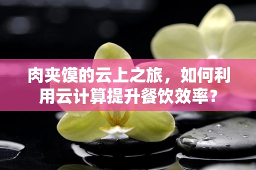 肉夹馍的云上之旅，如何利用云计算提升餐饮效率？
