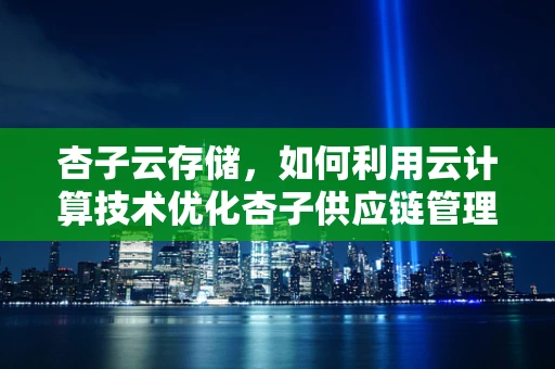 杏子云存储，如何利用云计算技术优化杏子供应链管理？