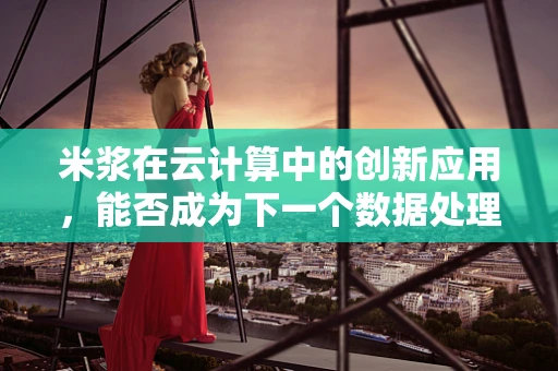 米浆在云计算中的创新应用，能否成为下一个数据处理的‘云’端利器？