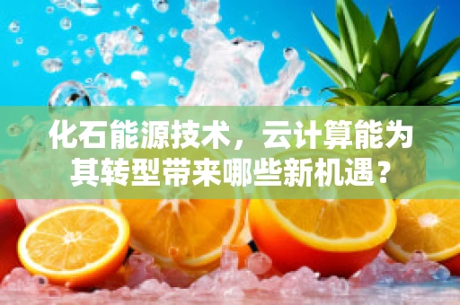 化石能源技术，云计算能为其转型带来哪些新机遇？