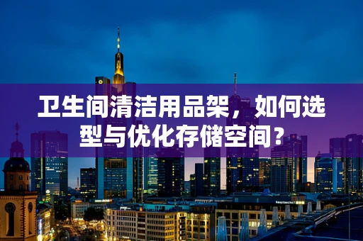 卫生间清洁用品架，如何选型与优化存储空间？