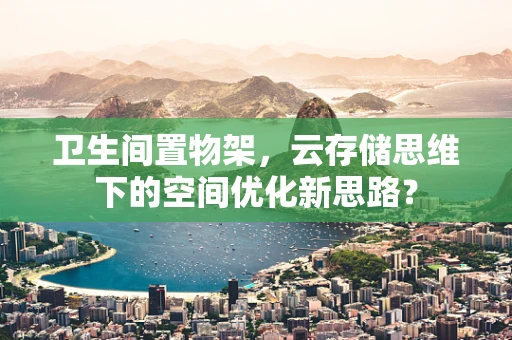 卫生间置物架，云存储思维下的空间优化新思路？
