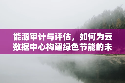 能源审计与评估，如何为云数据中心构建绿色节能的未来？