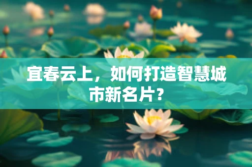 宜春云上，如何打造智慧城市新名片？