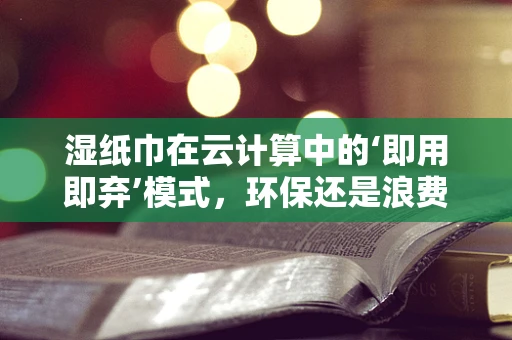 湿纸巾在云计算中的‘即用即弃’模式，环保还是浪费？