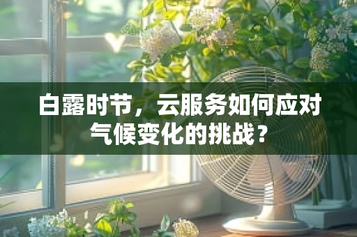 白露时节，云服务如何应对气候变化的挑战？