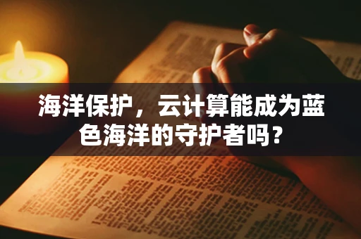 海洋保护，云计算能成为蓝色海洋的守护者吗？