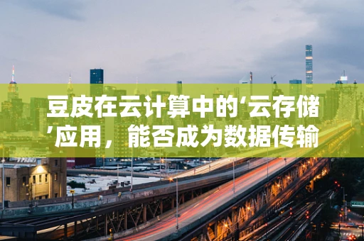豆皮在云计算中的‘云存储’应用，能否成为数据传输的‘轻食’？