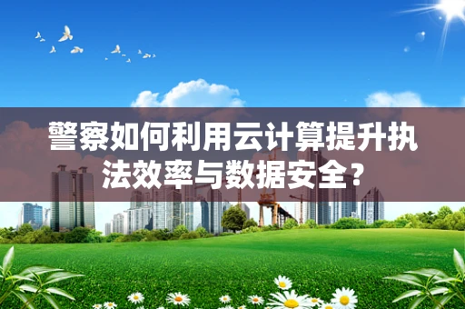 警察如何利用云计算提升执法效率与数据安全？